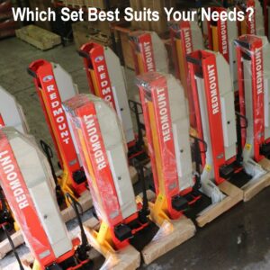 sets of Redmount heavy duty column lifts based in Ireland with the text which set best suits your needs?